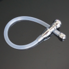 Катетер уретральный из нержавеющей стали двойной для мужчин  photo 3