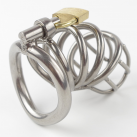 Пояс верности для мужчин. Нержавеющая сталь. С замком. photo 6