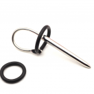 Катетер для уретры из нержавеющий стали с силиконовым кольцом photo 2