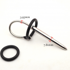 Катетер для уретры из нержавеющий стали с силиконовым кольцом photo 3