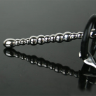 Расширитель для уретры с бусинами из нержавеющий стали, силиконовое кольцо photo 1