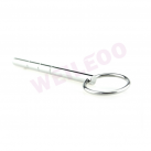 Стальной катетер для урерты с эрекционным кольцом, 100*8 мм  photo 4