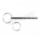 Стальной катетер для урерты с эрекционным кольцом, 100*8 мм  photo 1