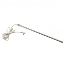 Катетер уретральный из нержавеющей стали для мужчин с электростимуляцией 21.5 см*8 мм  photo 1