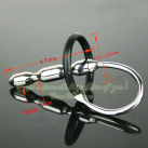 Катетер уретральный из нержавеющей стали с кольцом для мужчин 60 мм  photo 2