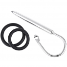 Катетер уретральный из нержавеющей стали с резиновым кольцом для мужчин  photo 4