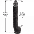 Фалоімітатор Doc Johnson Dick Rambone Cock Black photo 2
