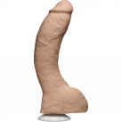 Фалоімітатор Doc Johnson Jeff Stryker White - ULTRASKYN, діаметр 5,4 см, Vac-U-Lock photo 1