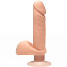 Фалоімітатор Doc Johnson The D - Perfect D - Vibrating 7 Inch With Balls photo 1