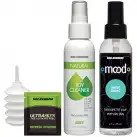 Набір для страпона Doc Johnson Vac-U-Lock Dual Density Starter Set Vanilla, діаметр 2х3,8 см, 5,1 см photo 3