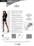 Панчохи в сітку Passion ST020 nero photo 4