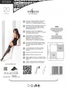 Чулки со швом Passion ST023 nero photo 3