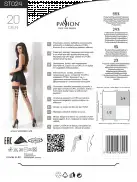 Высокие чулки Passion ST024 nero photo 3