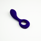 Анатомічний вібратор для обох партнерів Gpop - Royal Blue photo 2