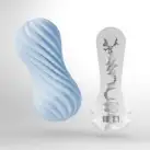 Мастурбатор Tenga FLEX Bubbly Blue с изменяемой интенсивностью, можно скручивать, вакуум photo 2