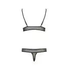 Комплект білизни ERZA SET black XXL/XXXL - Passion: ліф і трусики photo 4