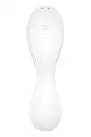 Вакуумний смарт-стимулятор із вібрацією Satisfyer Curvy Trinity 5 (White), керування зі смартфона photo 5