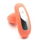 Вібропробка і масажер простати 2-в-1 KISTOY Gordon Orange з пультом ДК, гнучка ніжка photo 5