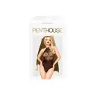 Боді Penthouse Blooming Era XL Black, імітація гіпюрового страплесу, відкриті плечі photo 3