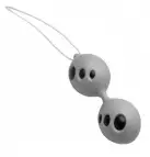 Вагінальні кульки Grey Shadows Ben Wa Balls photo 1