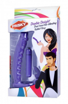 Насадка для подвійного проникнення Double Delight Dual Insertion Vibrating Rabbit Cock Ring, 16,5Х2, photo 3