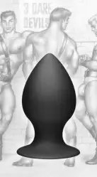 Средняя анальная пробка Tom of Finland Medium Silicone Anal Plug, 7,6х5 см photo 2