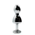 Металева анальна пробка Wooomy Lollypop Double Ball Metal Plug M, діаметр 3,1 см, довжина 9,4 см photo 2