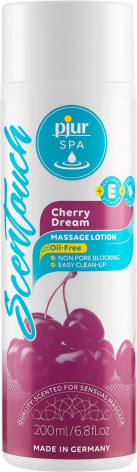 Масажний лосьйон pjur SPA Scentouch - Cherry 200 мл photo 1
