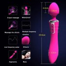 Вибромассажер двухсторнний Leten AV 1+1 Pink photo 9