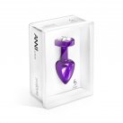 Анальная пробка со стразом Diogol Anni R Clover Purple Кристалл 25мм photo 2