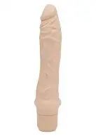 Вибромассажер CLASSIC LARGE VIBRATOR NUDE, 19х4.5 см photo 1
