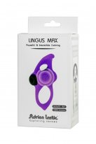 Ерекційне кільце Adrien Lastic Lingus MAX Violet з вібрацією photo 5