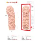 Насадка на член Kokos Extreme Sleeve ES.08 розмір M, потовщувальна, стимулюючий рельєф photo 3