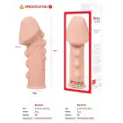 Насадка на член Kokos Extreme Sleeve ES.09 розмір M, потовщуюча, стимулюючий рельєф photo 3