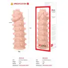 Насадка на член Kokos Extreme Sleeve ES.04 розмір M, потовщувальна, стимулюючий рельєф photo 3