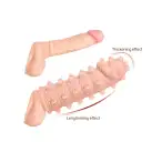 Насадка на член Kokos Extreme Sleeve ES.04 розмір M, потовщувальна, стимулюючий рельєф photo 2