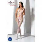 Еротичний бодістокінг Passion BS084 white photo 2