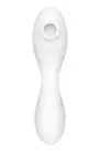 Вакуумний смарт-стимулятор із вібрацією Satisfyer Curvy Trinity 5 (White), керування зі смартфона photo 2