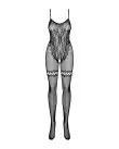 Бодістокінг Obsessive Bodystocking F213 S/M/L, імітація мереживного боді та резинки для панчіх photo 5