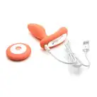 Вібропробка і масажер простати 2-в-1 KISTOY Gordon Orange з пультом ДК, гнучка ніжка photo 8