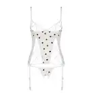 Корсет з підв'язками + стрінги LOVELIA CORSET white XXL/XXXL - Passion photo 5