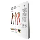 Відвертий бодістокінг з глибоким декольте Passion BS075 black photo 6