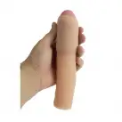 Насадка для збільшення члена CyberSkin 3 Xtra Thick Uncut Penis Extension, + 7,5 см photo 4