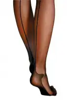 Чулки Anne Dales FLORA T1 Black photo 2