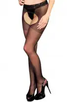 Чулки с поясом Anne Dales LOLA T2 Black photo 1