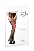 Чулки с поясом Anne Dales LOLA T3 Black photo 3