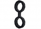 Наручники силіконові Doc Johnson The Cuffs Large - Black photo 1
