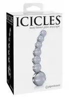 Анальна пробка Icicles No 66 Black, 12х3,5 см photo 2