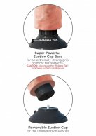 Вібратор Vibrating Cock 10 Inch 22,8х6,3 см. photo 3