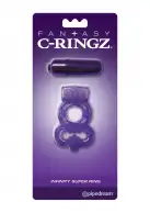 Ерекційне кільце з вібрацією Infinity Super Ring Black photo 3